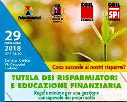 Al momento stai visualizzando Quali sono le regole minime per una gestione corretta dei nostri risparmi? Un incontro pubblico aiuta a capirne di più