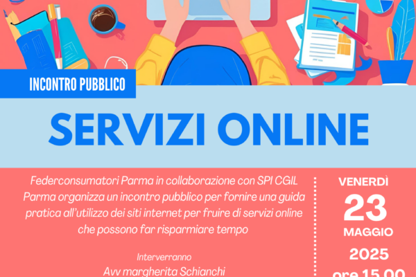 23 MAGGIO, SI PARLA DI SERVIZI ONLINE CHE FACILITANO LA VITA