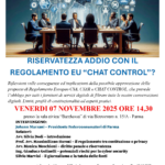 RISERVATEZZA ADDIO CON IL REGOLAMENTO EU “CHAT CONTROL”?