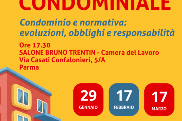 Educazione condominiale: al via dal 29 gennaio la rassegna in sei appuntamenti informativi per chi abita in condominio