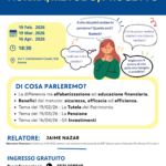 “EDUCAZIONE FINANZIARIA: norma, metodo, progetto”, tre appuntamenti promossi da Federconsumatori Parma in collaborazione con AEPF e SPI CGIL Parma