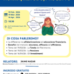 “EDUCAZIONE FINANZIARIA: norma, metodo, progetto”, il 19 marzo secondo appuntamento della rassegna promossa da Federconsumatori Parma