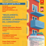 “EDUCAZIONE CONDOMINIALE”, il 14 aprile incontro dedicato alla normativa del condominio