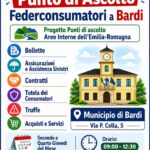 A BARDI UN PUNTO DI ASCOLTO FEDERCONSUMATORI PRESSO IL MUNICIPIO