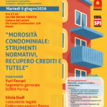 “Educazione condominiale”, il 9 giugno ultimo appuntamento dedicato a morosità, recupero crediti e contenzioso